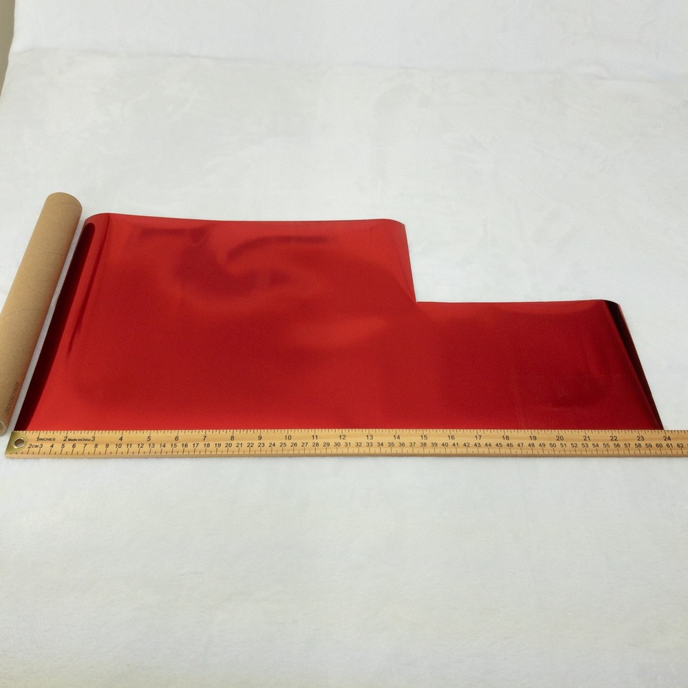 Used Cricut Iron-On Vinyl Lot of 4 Black White Red Solid & Glitter Foil HTV - Picture 6 of 9